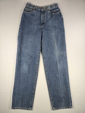 Vintage L.L. Bean Double L High Rise Relaxed Straight Jeans Women's 12 Tall